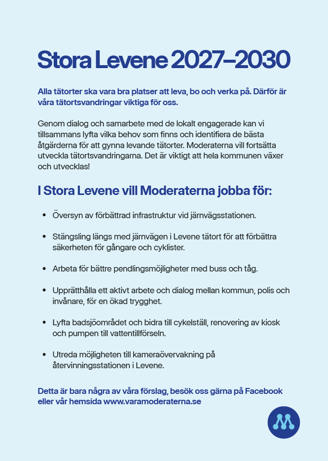   Varamoderaterna vill arbeta f&ouml;r 